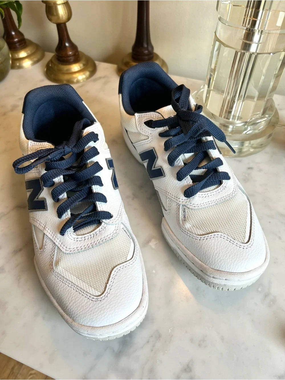 New Balance Numeric Tom Knox 600  Navy & White Low Top Sneakers Size Men’s 8